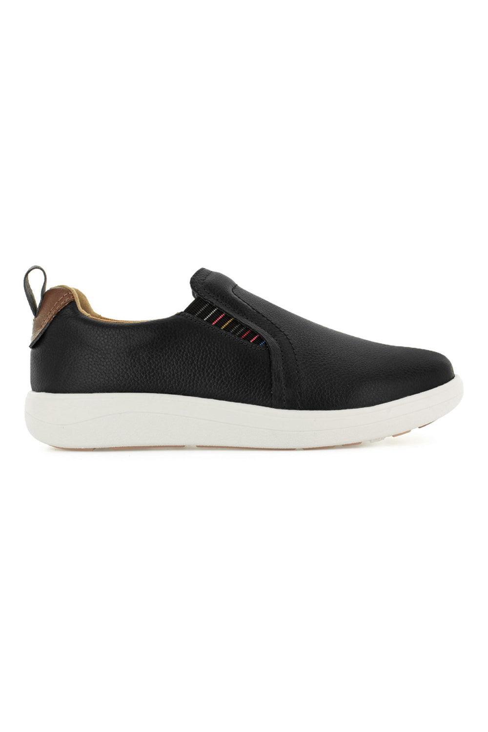 Strive Valerie Black Leather Slip On Shoe 24032BK - Shirley Allum Boutique