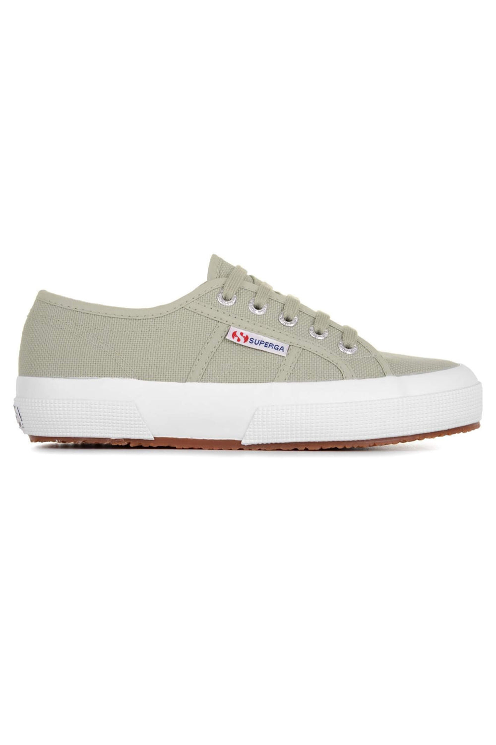 Superga 2750 Cotu Classic S000010 Green Sage WB1 Canvas Trainer - Shirley Allum Boutique