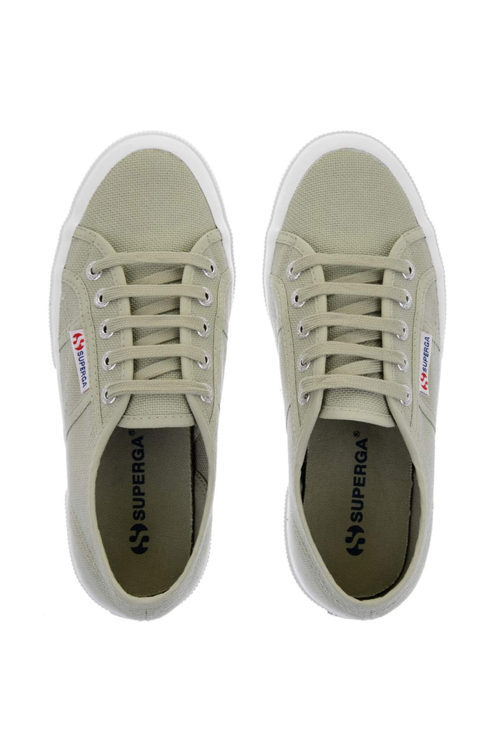 Superga 2750 Cotu Classic S000010 Green Sage WB1 Canvas Trainer - Shirley Allum Boutique