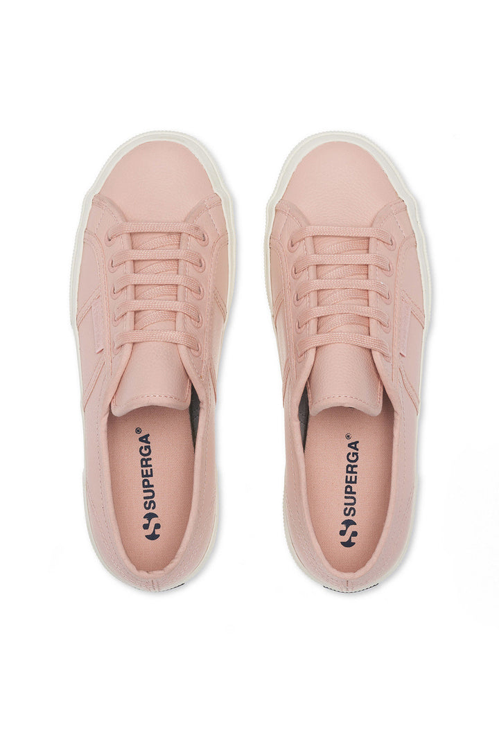 Superga 2750 Leather S009VH0 Pink AFM Trainer - Shirley Allum Boutique
