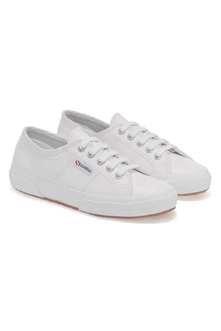 Superga 2750 S009VH0 900 White Leather Trainer - Shirley Allum Boutique