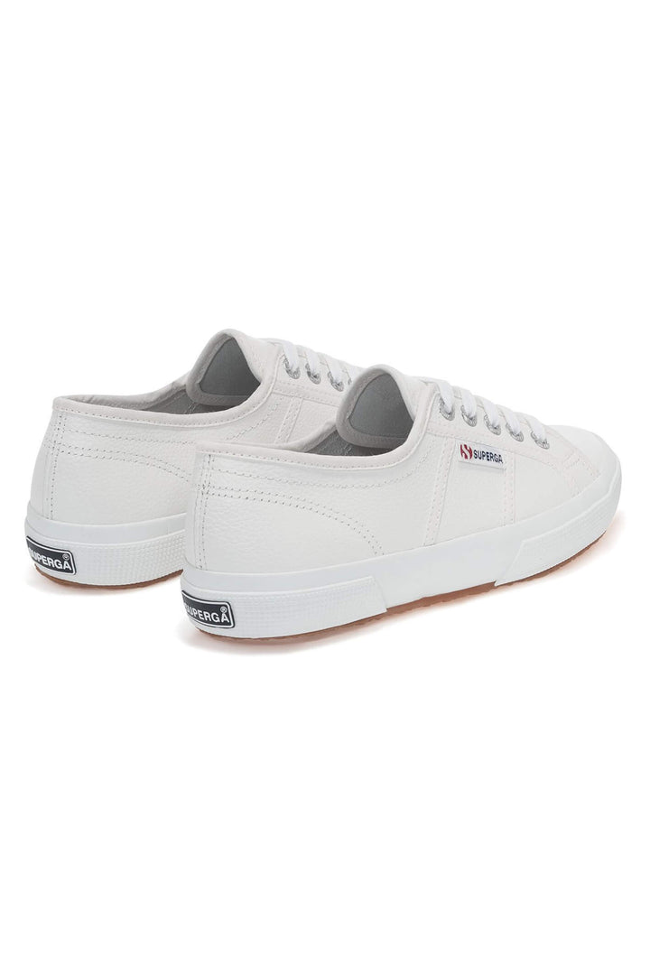 Superga 2750 S009VH0 900 White Leather Trainer - Shirley Allum Boutique