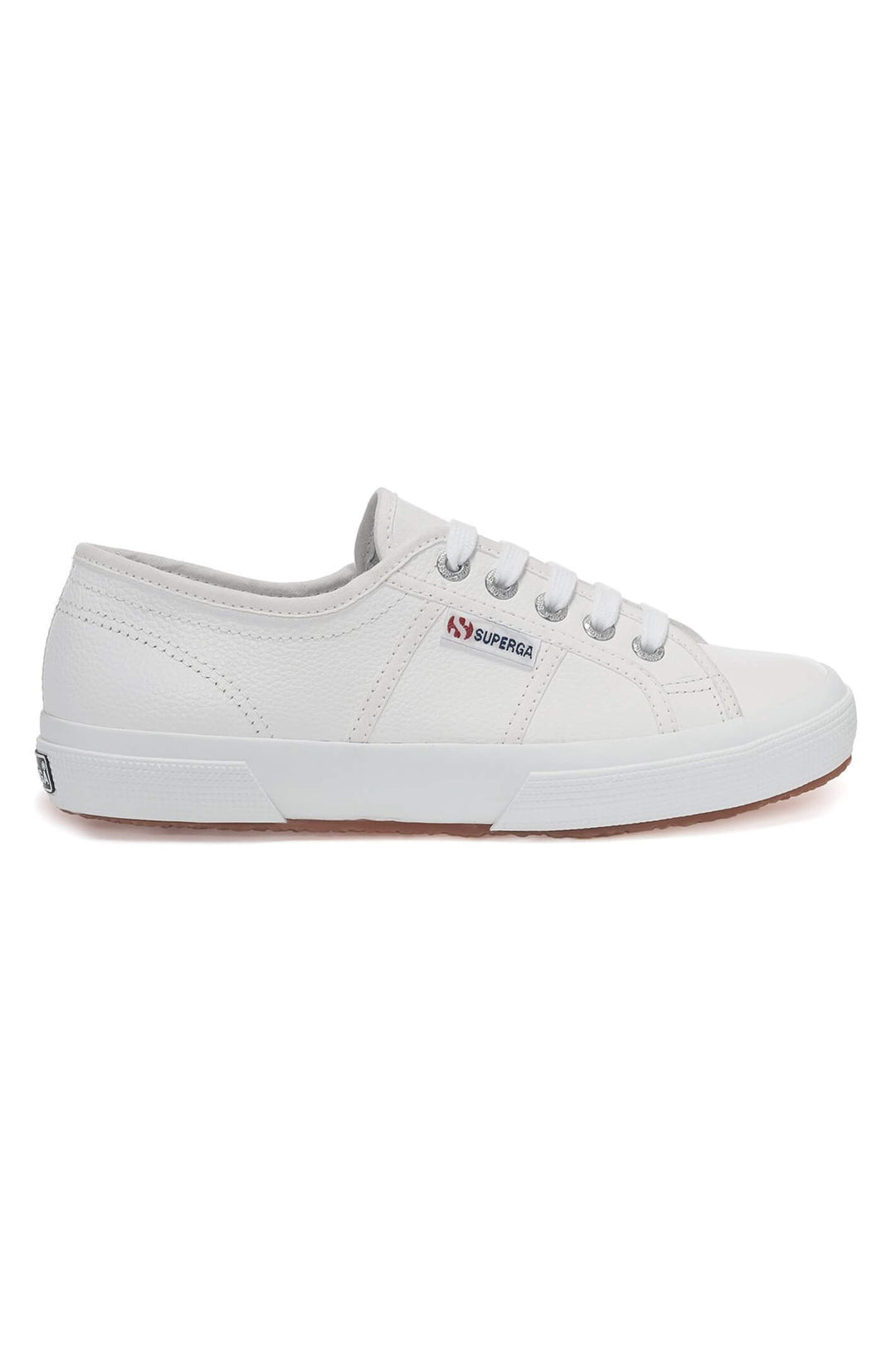 Superga 2750 S009VH0 900 White Leather Trainer - Shirley Allum Boutique