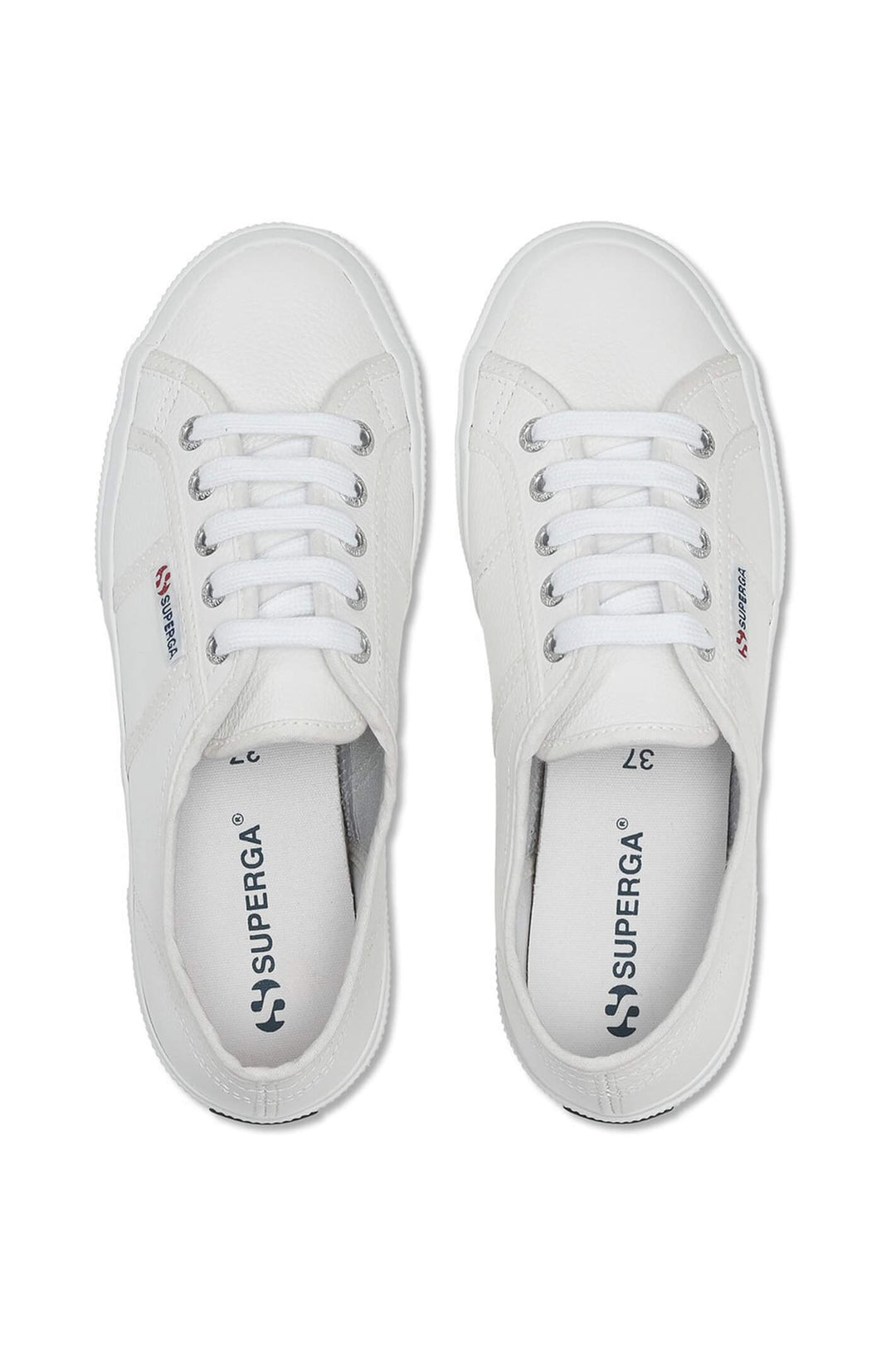 Superga 2750 S009VH0 900 White Leather Trainer - Shirley Allum Boutique