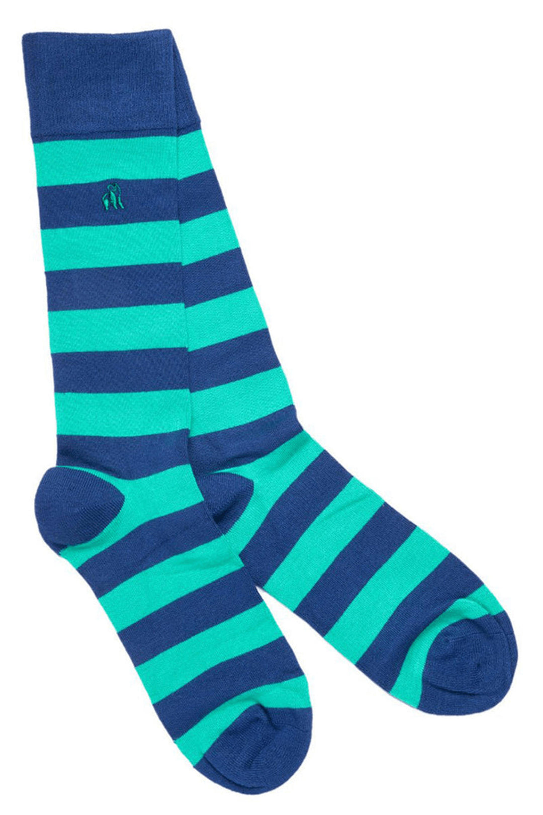 Swole Panda SP089-S Lime Green Striped Socks - Shirley Allum Boutique