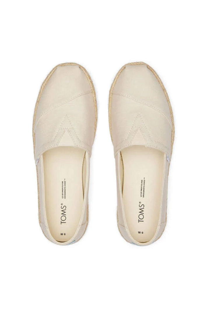 Toms Alpargata 10019682 Natural Recycled Cotton Rope Espadrille - Shirley Allum Boutique