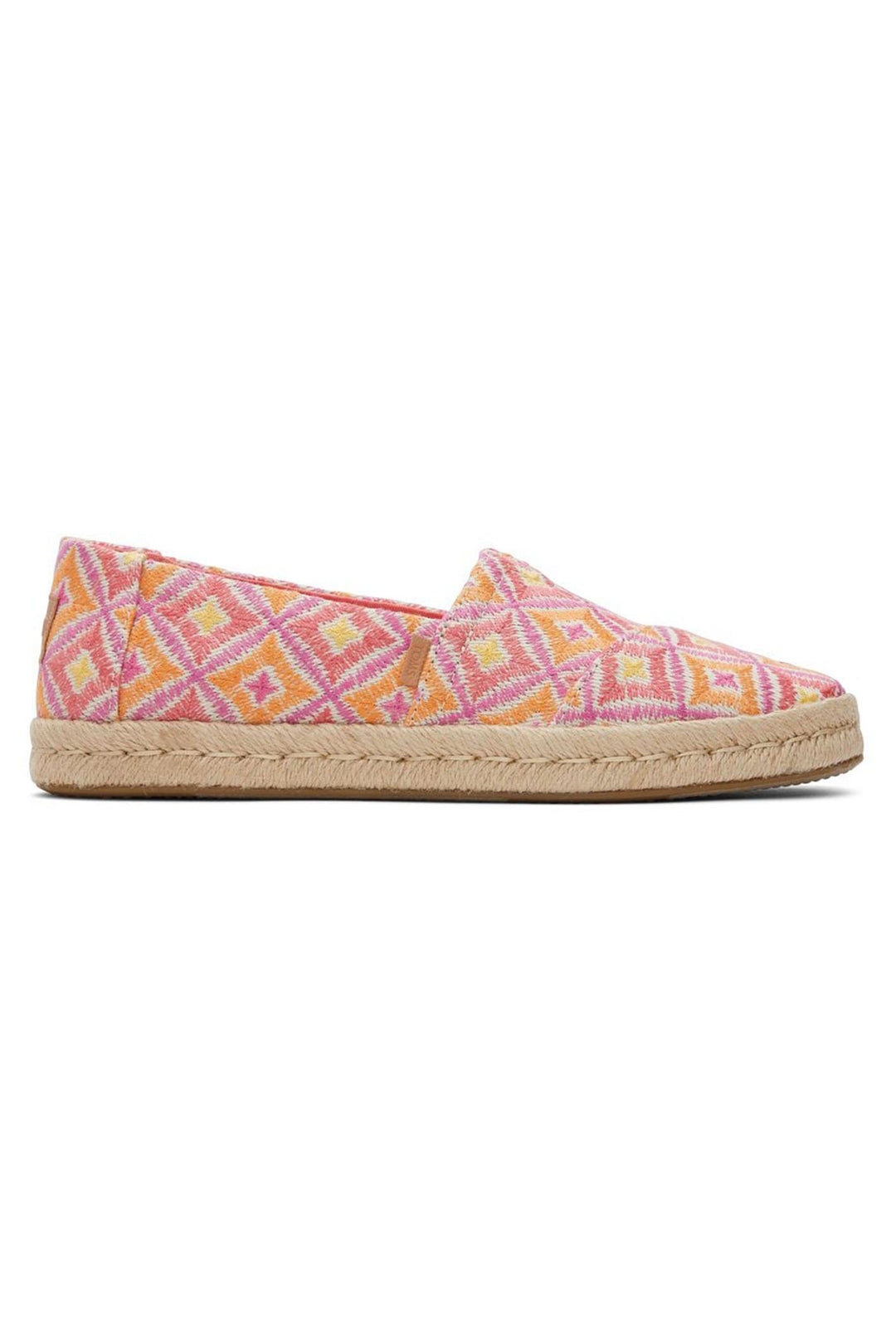 Toms Alpargata Rope 2.0 10020707 Shell Pink Geometric Espadrille - Shirley Allum Boutique