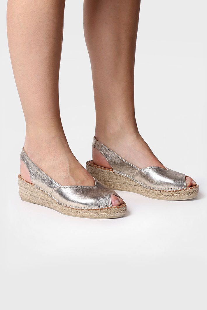 Toni Pons Bernia-P Steel Wedge Heel Espardrille Sandal - Shirley Allum Boutique