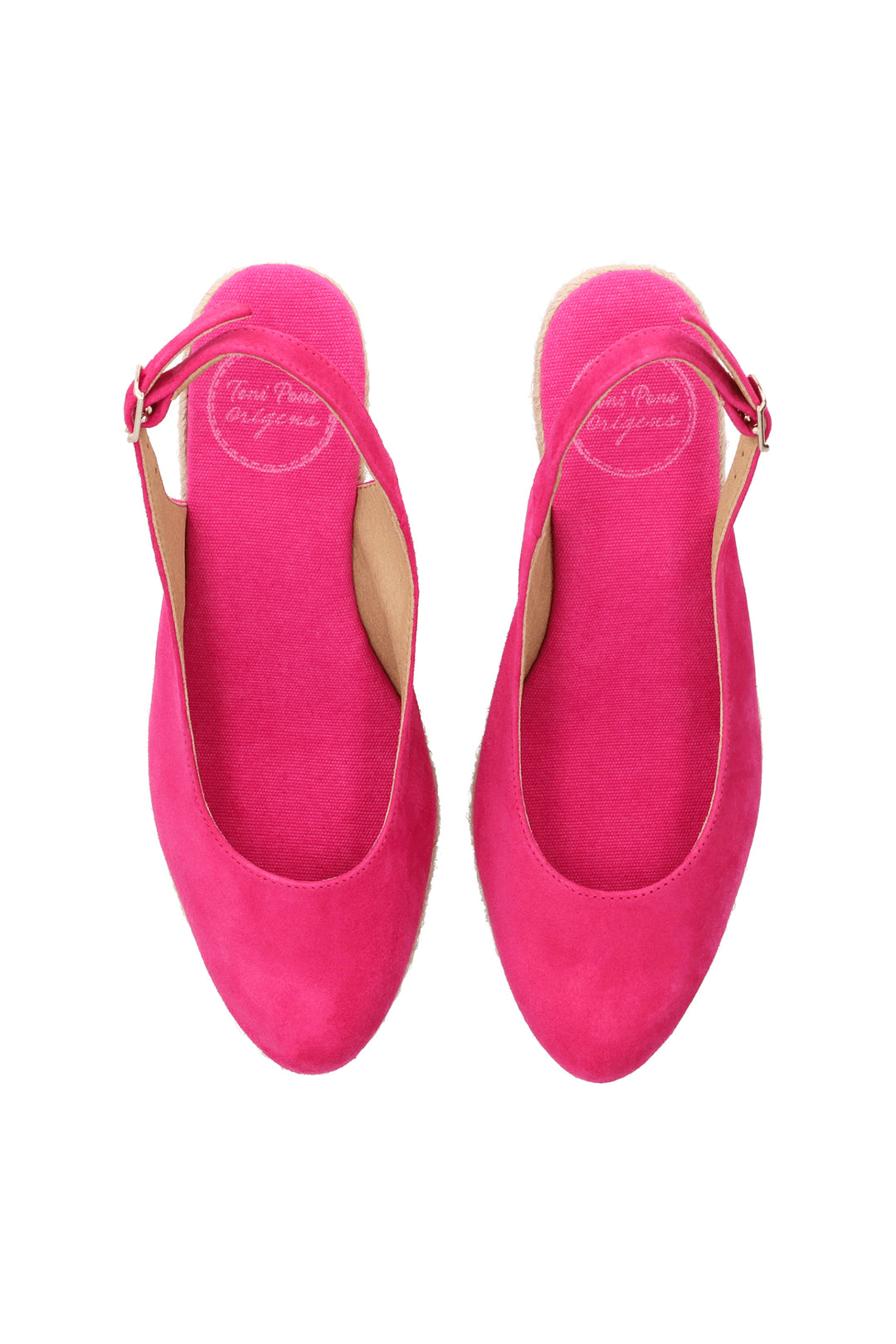Toni Pons Bremen-5A Fuchsia Slingback Wedge Heel Espadrille Sandal - Shirley Allum Boutique