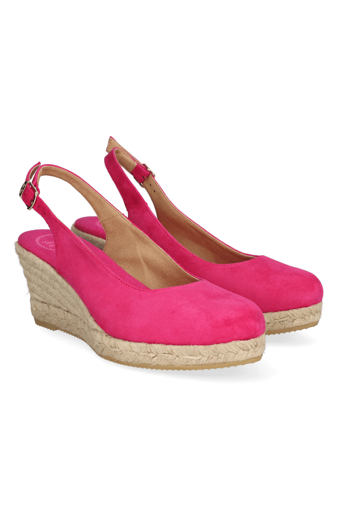 Toni Pons Bremen-5A Fuchsia Slingback Wedge Heel Espadrille Sandal - Shirley Allum Boutique