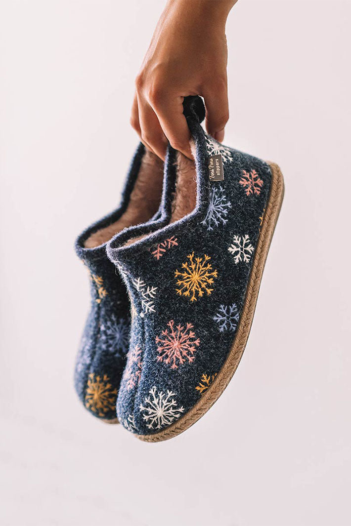 Toni Pons Duna-CP Slipper Navy - Shirley Allum Boutique