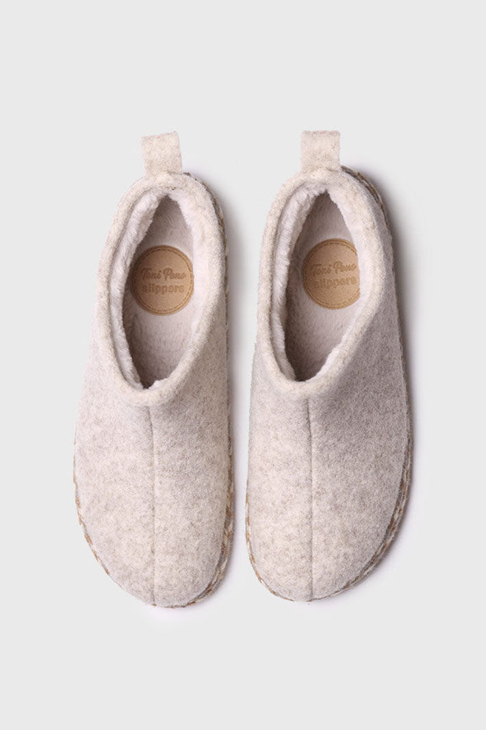 Toni Pons Duna-FP Slipper Ecru - Shirley Allum Boutique