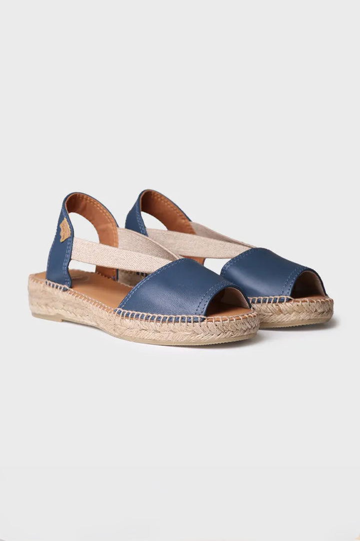 Toni Pons Etna Ocean Blue Espadrille Sandal - Shirley Allum Boutique