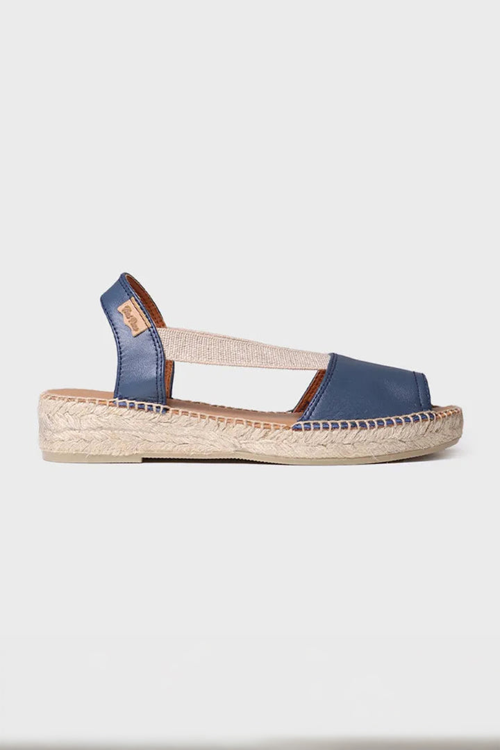 Toni Pons Etna Ocean Blue Espadrille Sandal - Shirley Allum Boutique