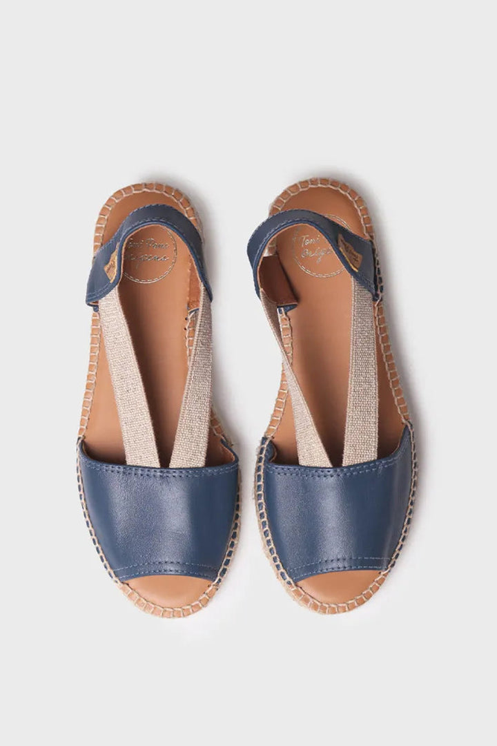Toni Pons Etna Ocean Blue Espadrille Sandal - Shirley Allum Boutique
