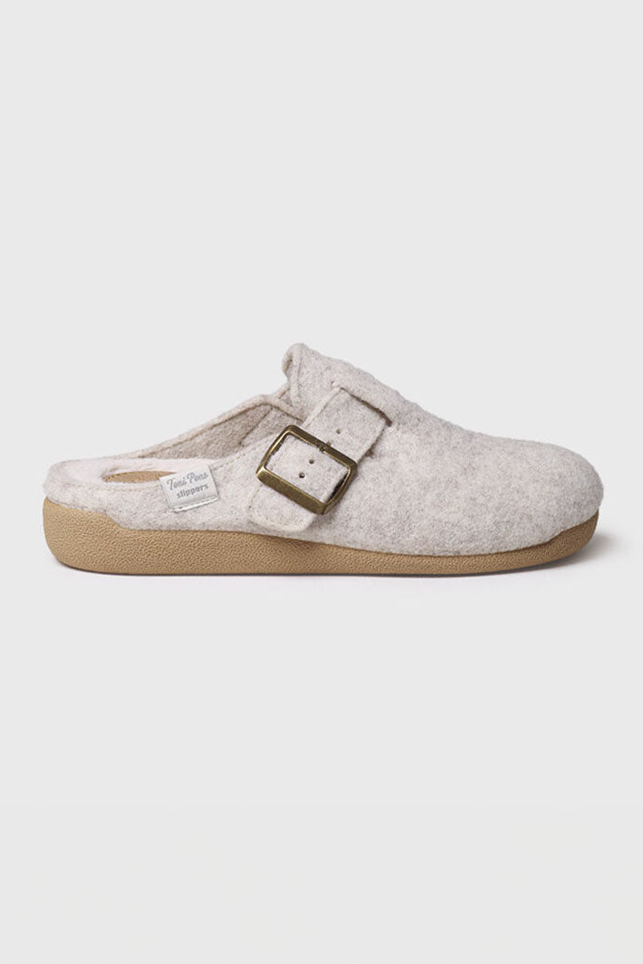Toni Pons Mima-FP Slipper Ecru - Shirley Allum Boutque