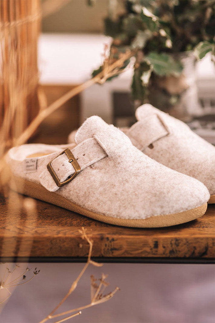 Toni Pons Mima-FP Slipper Ecru - Shirley Allum Boutque