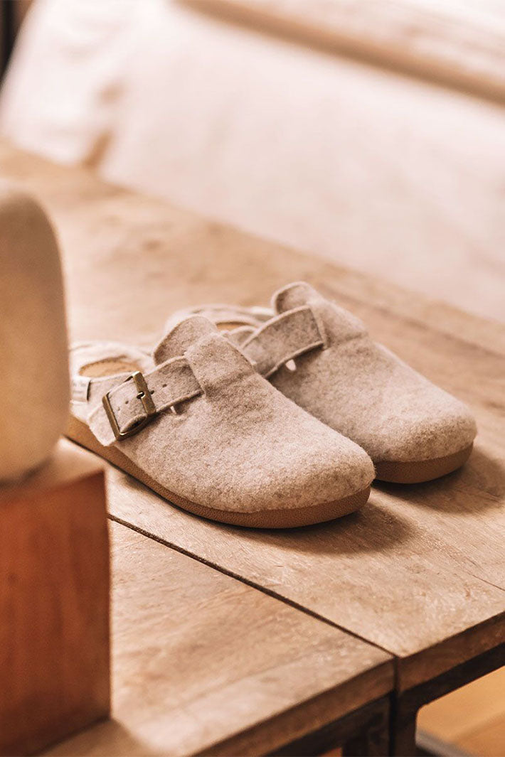 Toni Pons Mima-FP Slipper Ecru - Shirley Allum Boutque