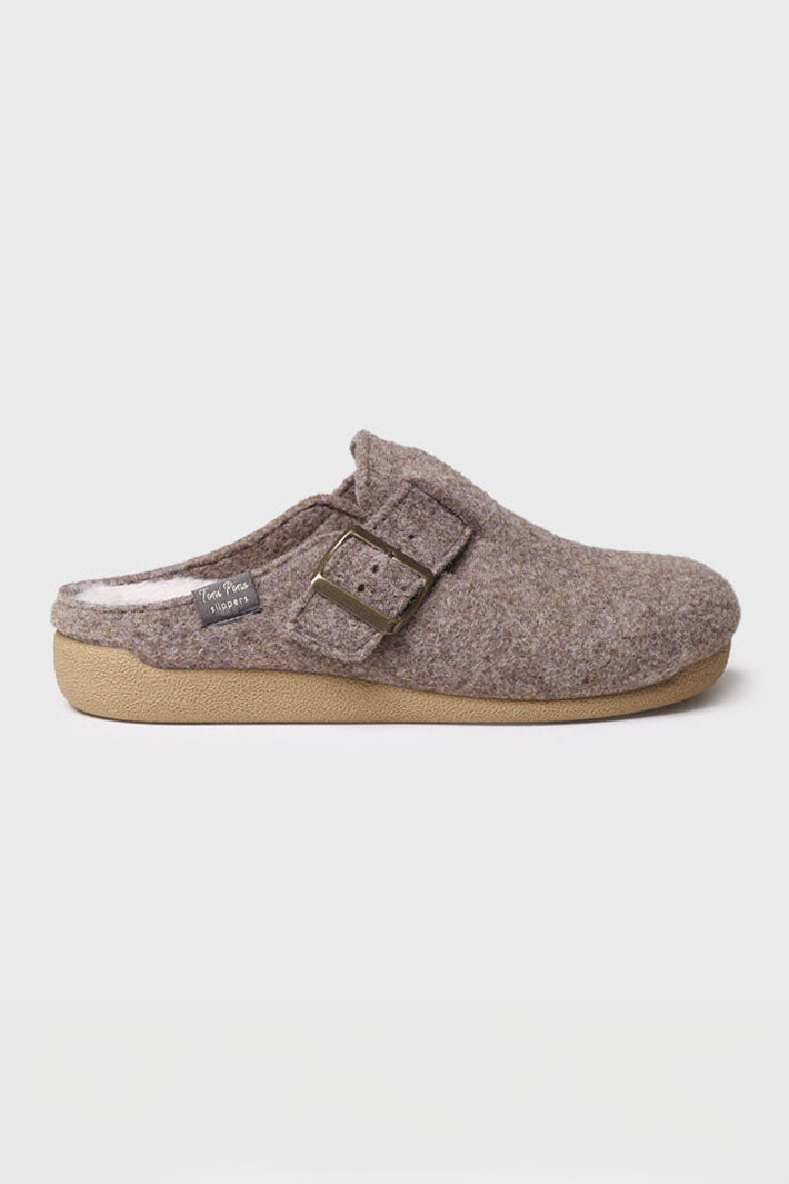 Toni Pons Mima-FP Slipper Taupe - Shirley Allum Boutique