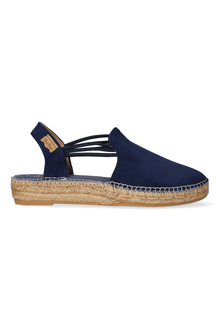 Toni Pons Nuria Espadrille Sandal Blue Suede - Shirley Allum Boutique