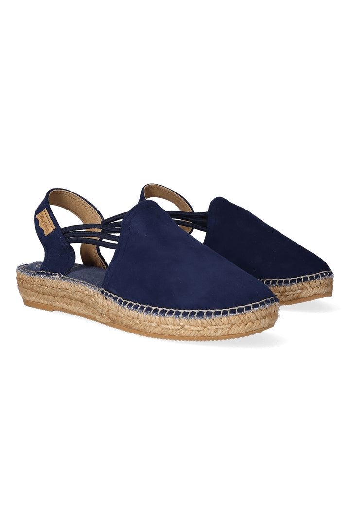Toni Pons Nuria Espadrille Sandal Blue Suede - Shirley Allum Boutique