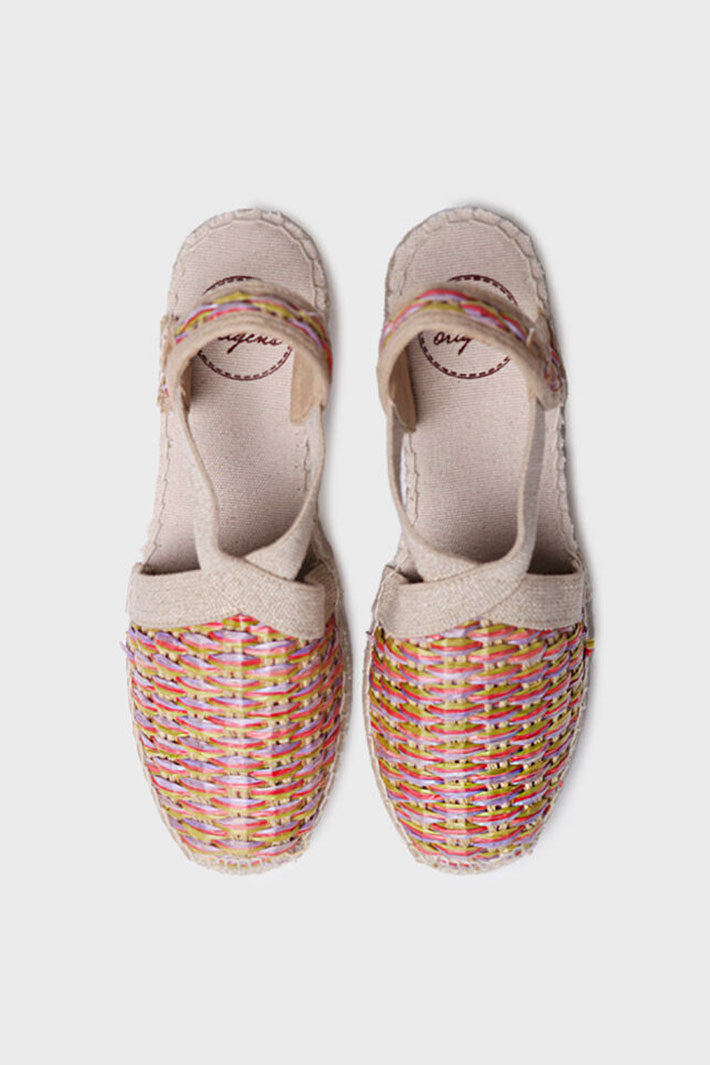Toni Pons Terra-CS Multicolour Wedged Heel Espadrille Sandal - Shirley Allum Boutique