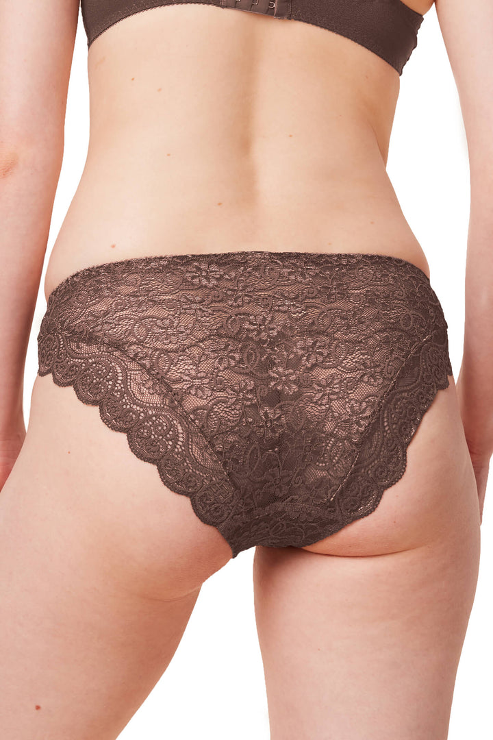 Triumph 10158148 1987 Cocoa Sugar Brown Amourette 300 Magic Wire Briefs - Shirley Allum Boutique