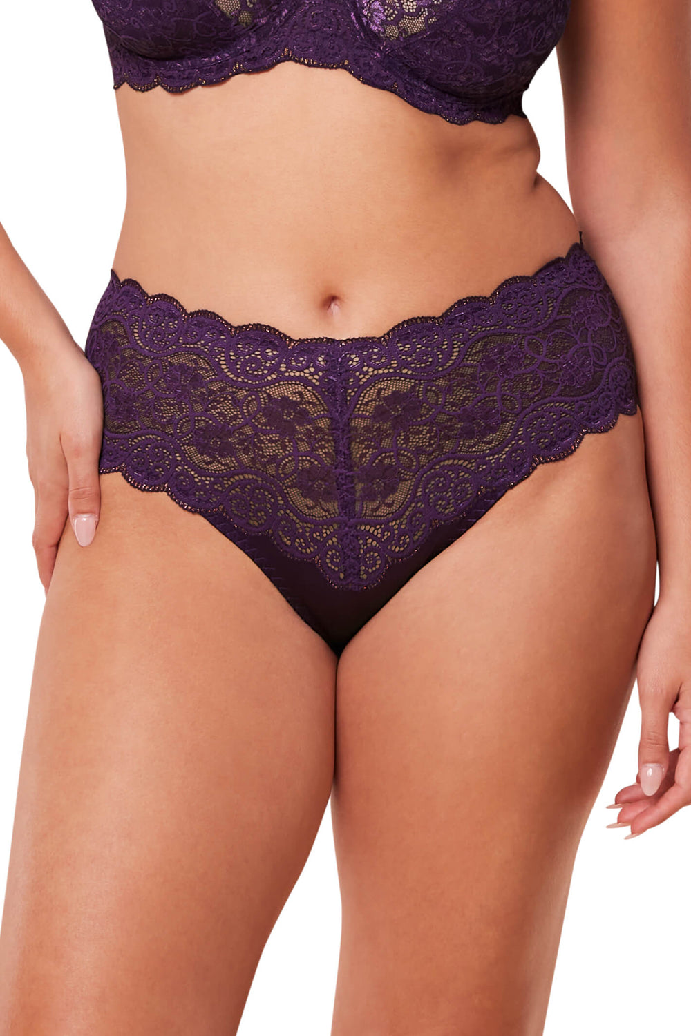 Triumph 10166772 6917 Amourette 300 Blackcurrant Juice Maxi Brief - Shirley Allum Boutique