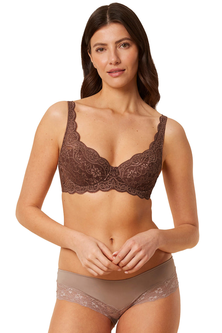 Triumph 10166798 1987 Cocoa Sugar Brown Amourette 300 WHP X Bra - Shirley Allum Boutique