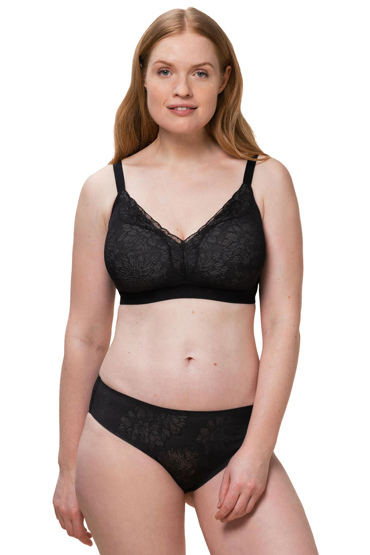 Triumph 10205981 0004 Black Fit Smart P01 EX Bra - Shirley Allum Boutique