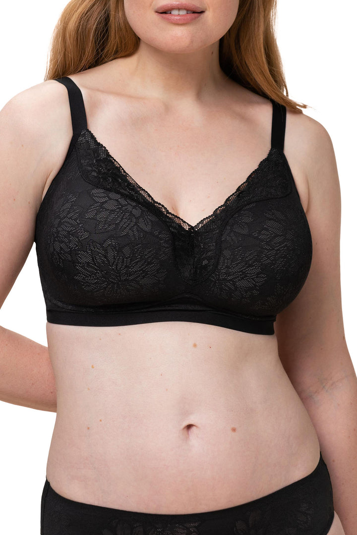 Triumph 10205981 0004 Black Fit Smart P01 EX Bra - Shirley Allum Boutique