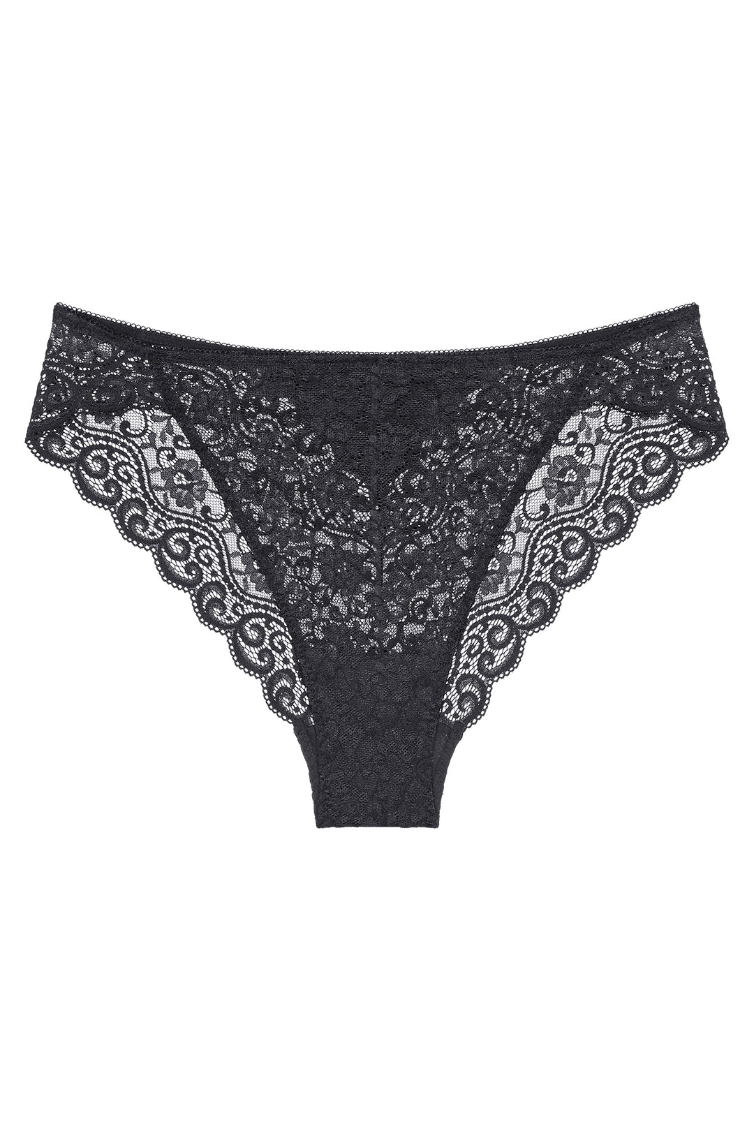 Triumph 10219109 0004 Black Amourette Highleg Tai Briefs