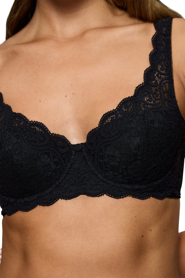 Triumph Amourette Bra WHP Black 10209584 0004 - Shirley Allum Boutique
