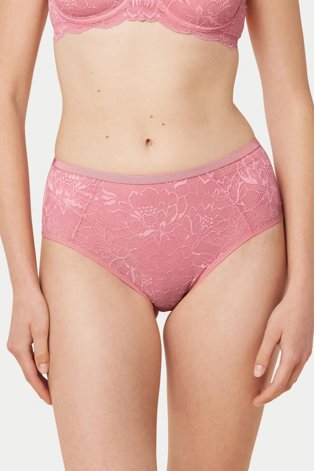 Triumph Amourette Charm Maxi02 pink briefs at Shirley Allum