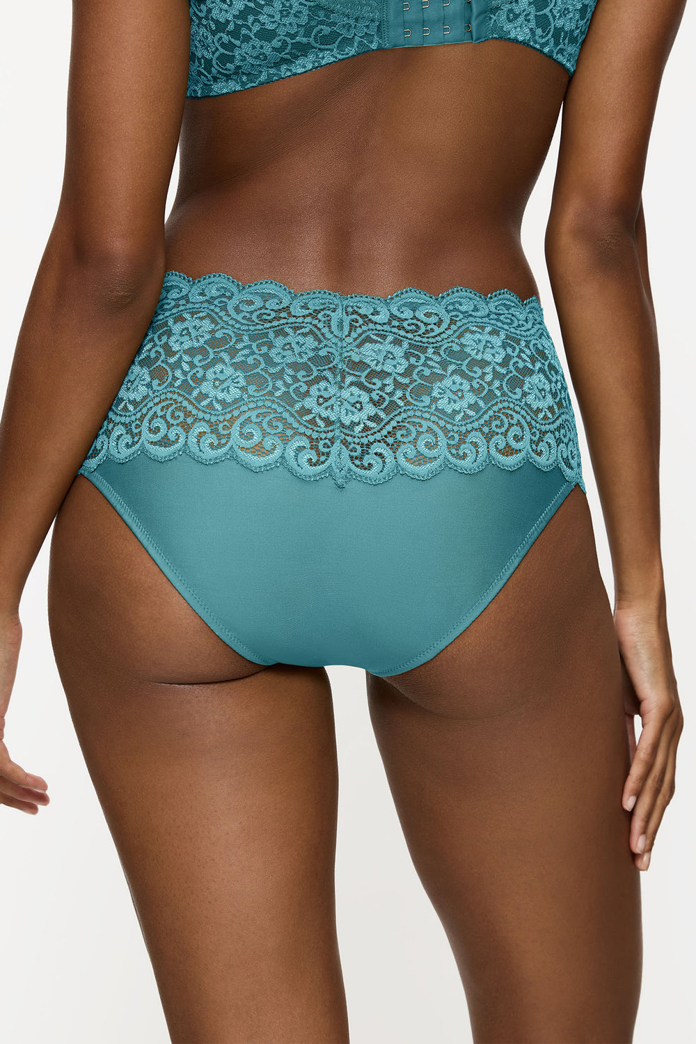 Triumph Amourette Maxi Brief Quiet Turquoise 10210675 1597 - Shirley Allum Boutique