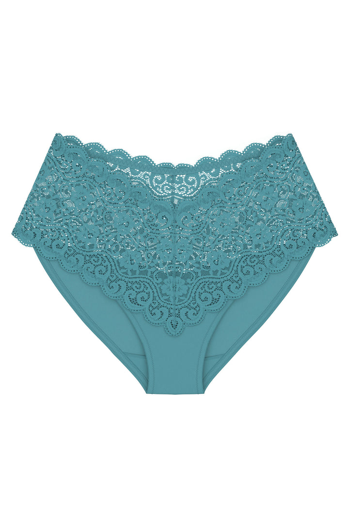 Triumph Amourette Maxi Brief Quiet Turquoise 10210675 1597 - Shirley Allum Boutique