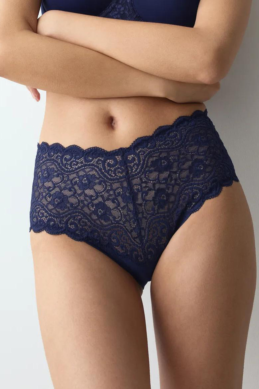 Triumph Amourette Maxi navy briefs at Shirley Allum