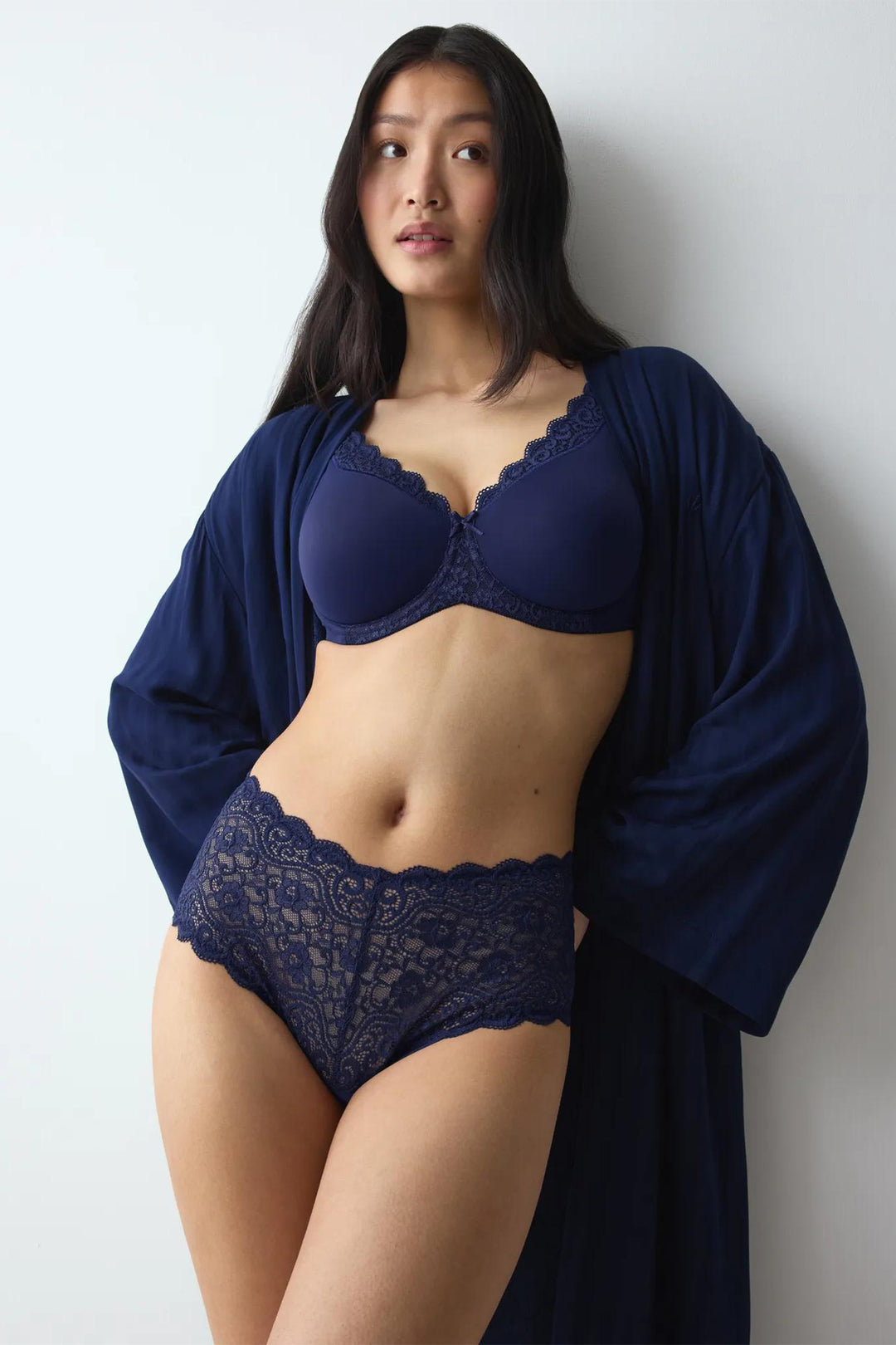 Triumph Amourette Maxi navy briefs at Shirley Allum