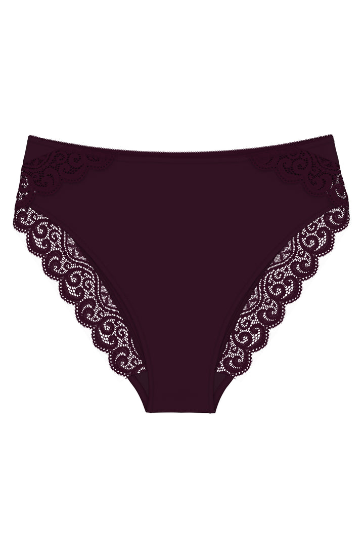 Triumph Amourette Tai Claret Red Briefs, packshot
