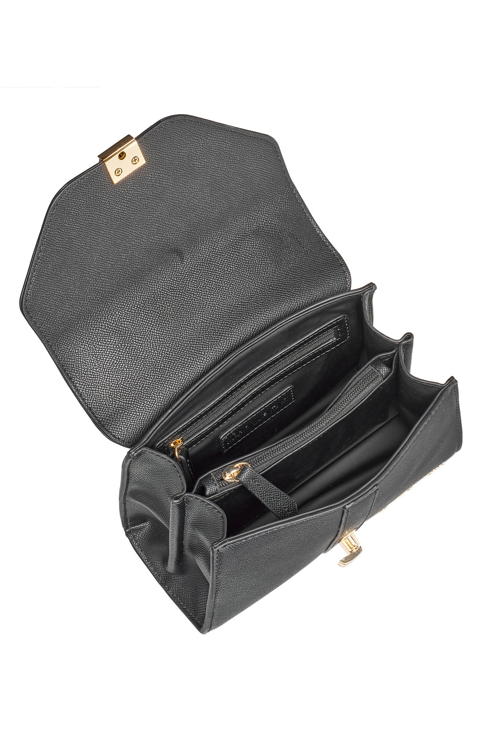 Valentino Sobo Satchel Bag Nero Black VBS8ZS39 - Shirley Allum Boutique