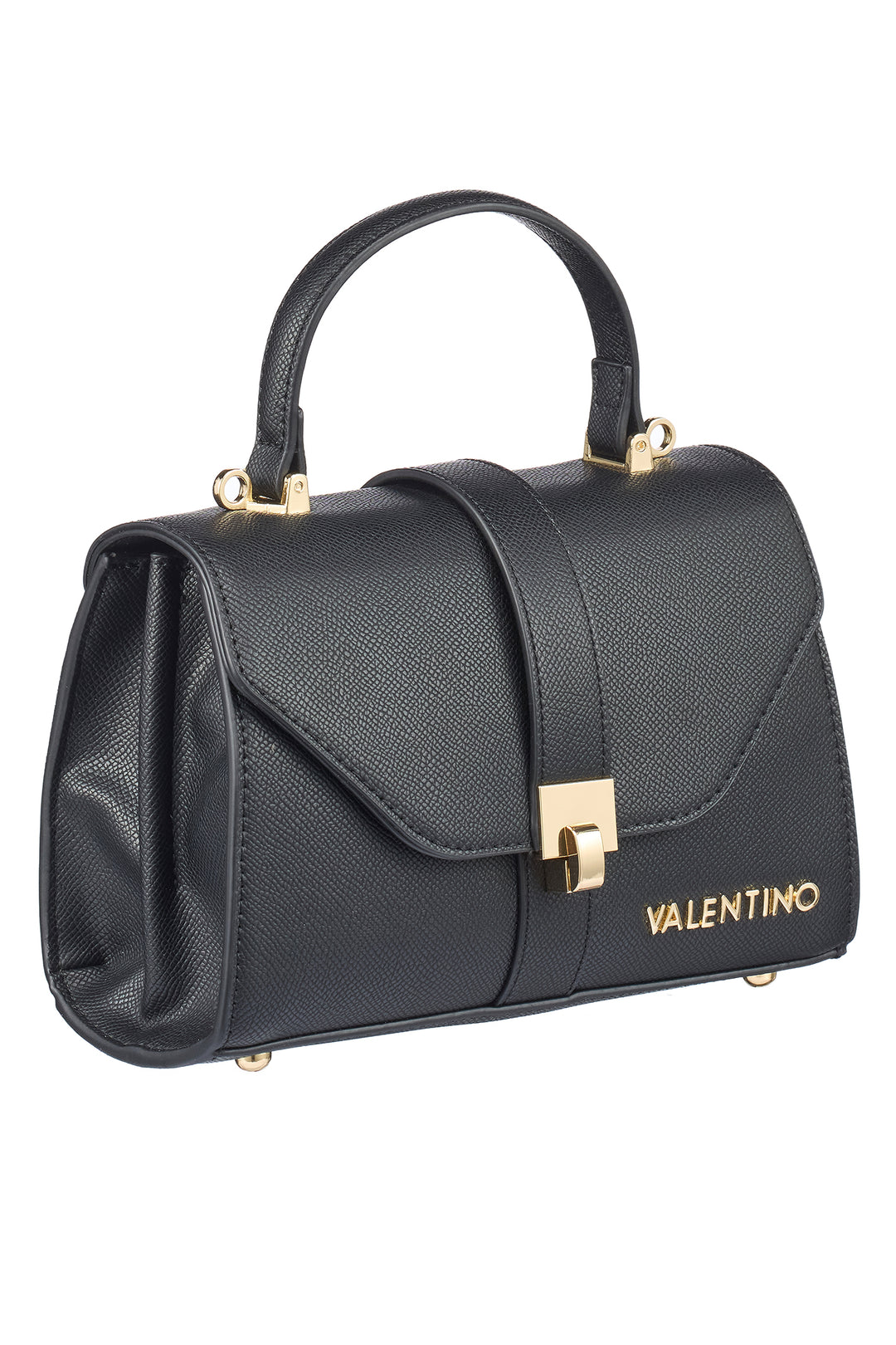 Valentino Sobo Satchel Bag Nero Black VBS8ZS39 - Shirley Allum Boutique