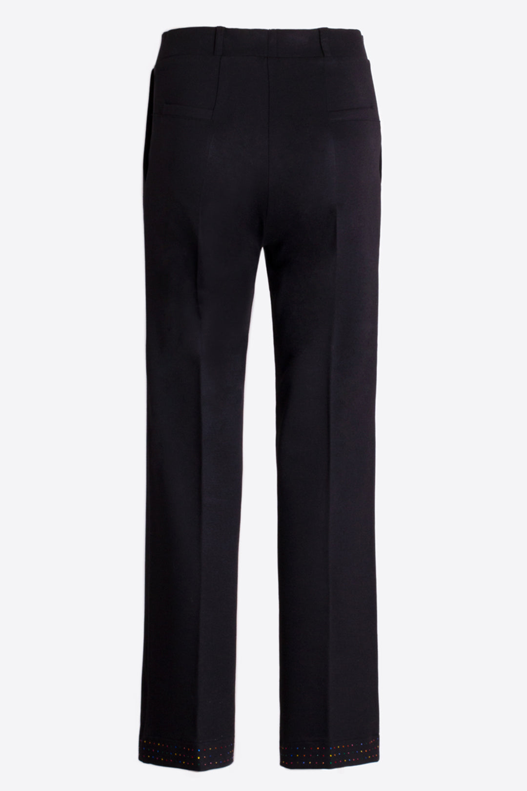 Black pants on a white background