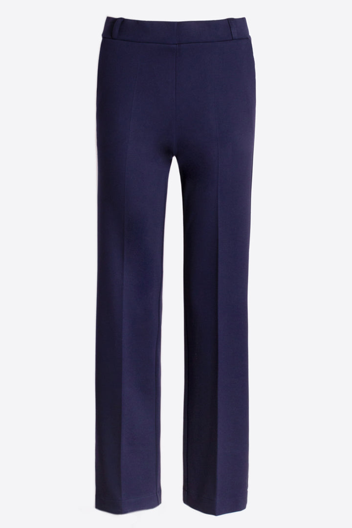 Navy blue pants on a white background