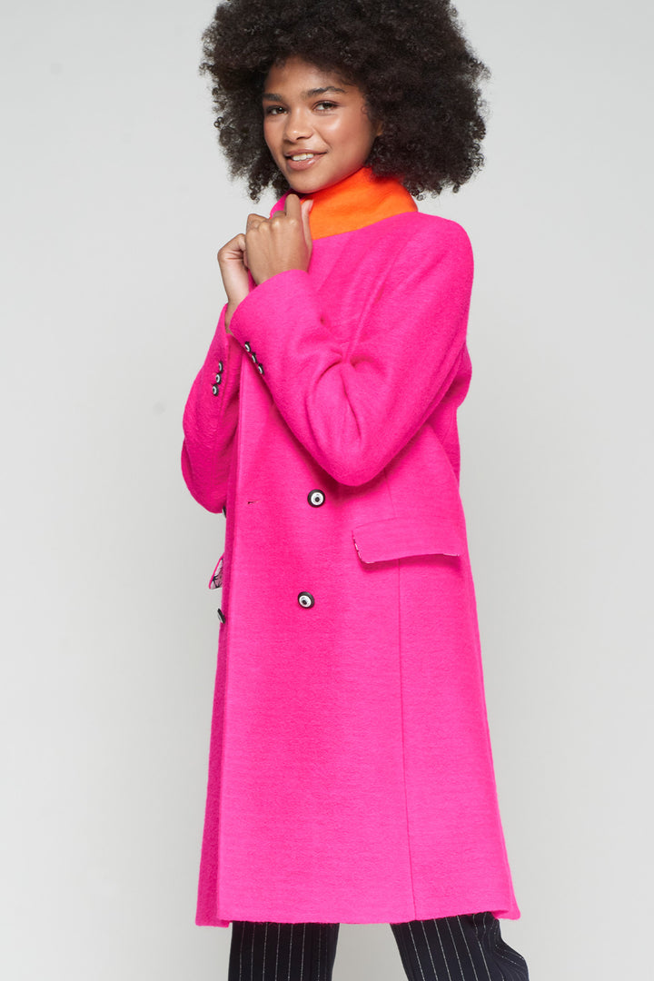 Vilagallo 32866 Rosa Florescent Pink Coat