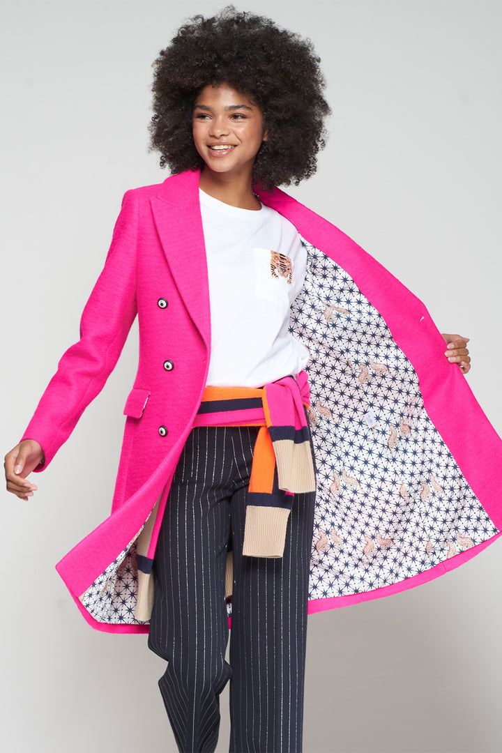 Vilagallo 32866 Rosa Florescent Pink Coat
