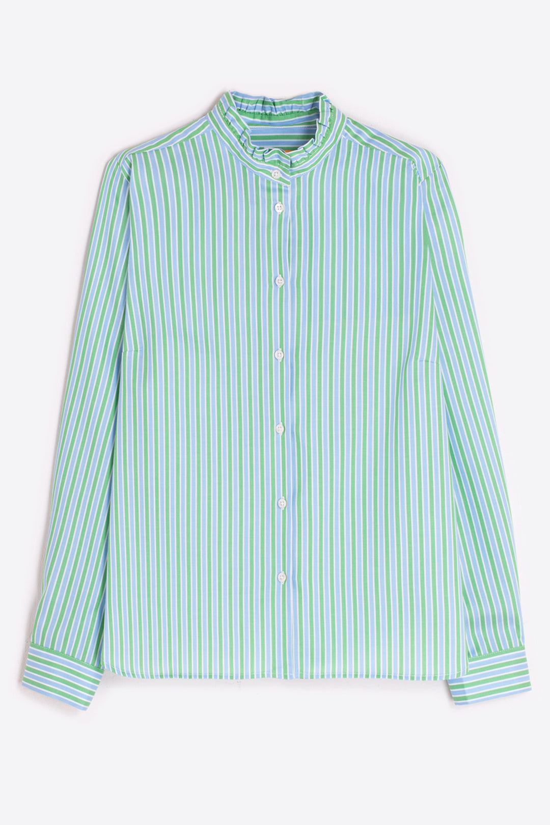 Vilagallo 33410 Green Blue Striped Shirt