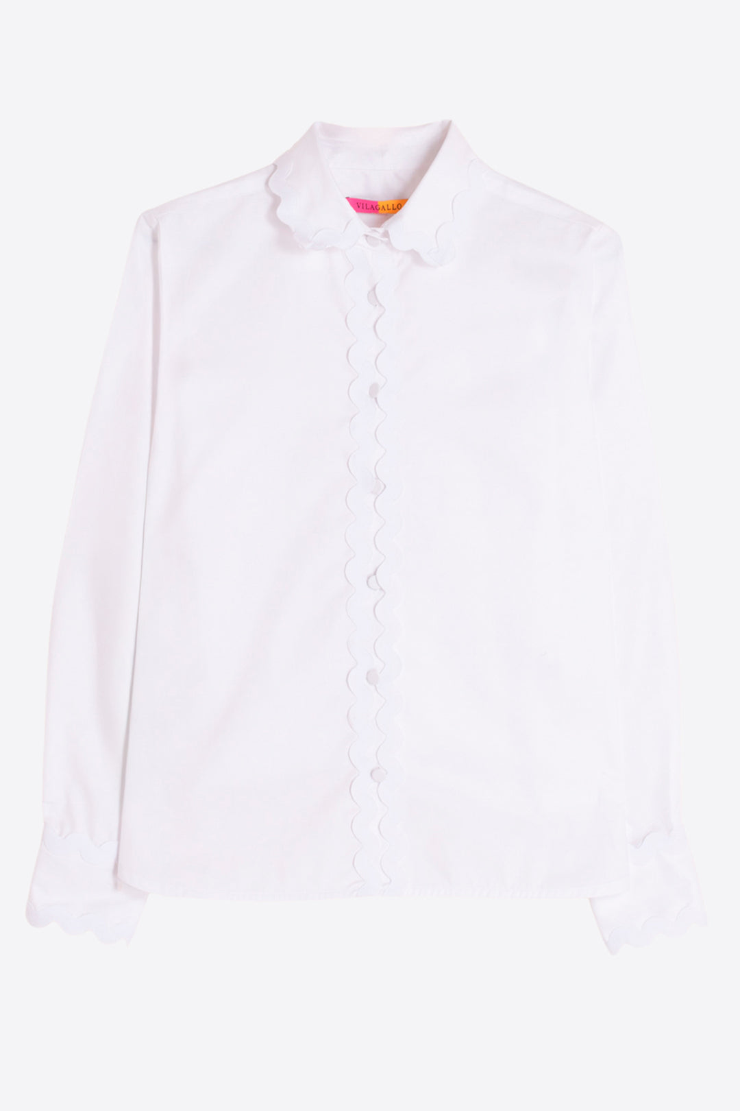 Vilagallo 33439 White Ric-Rac Shirt