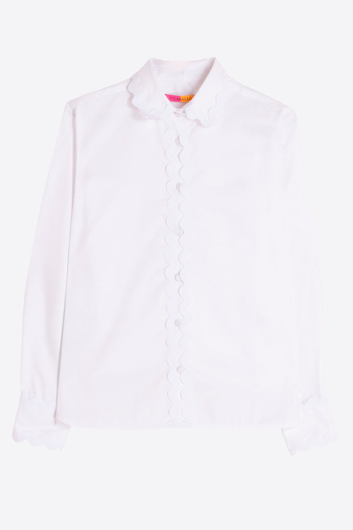Vilagallo 33439 White Ric-Rac Shirt