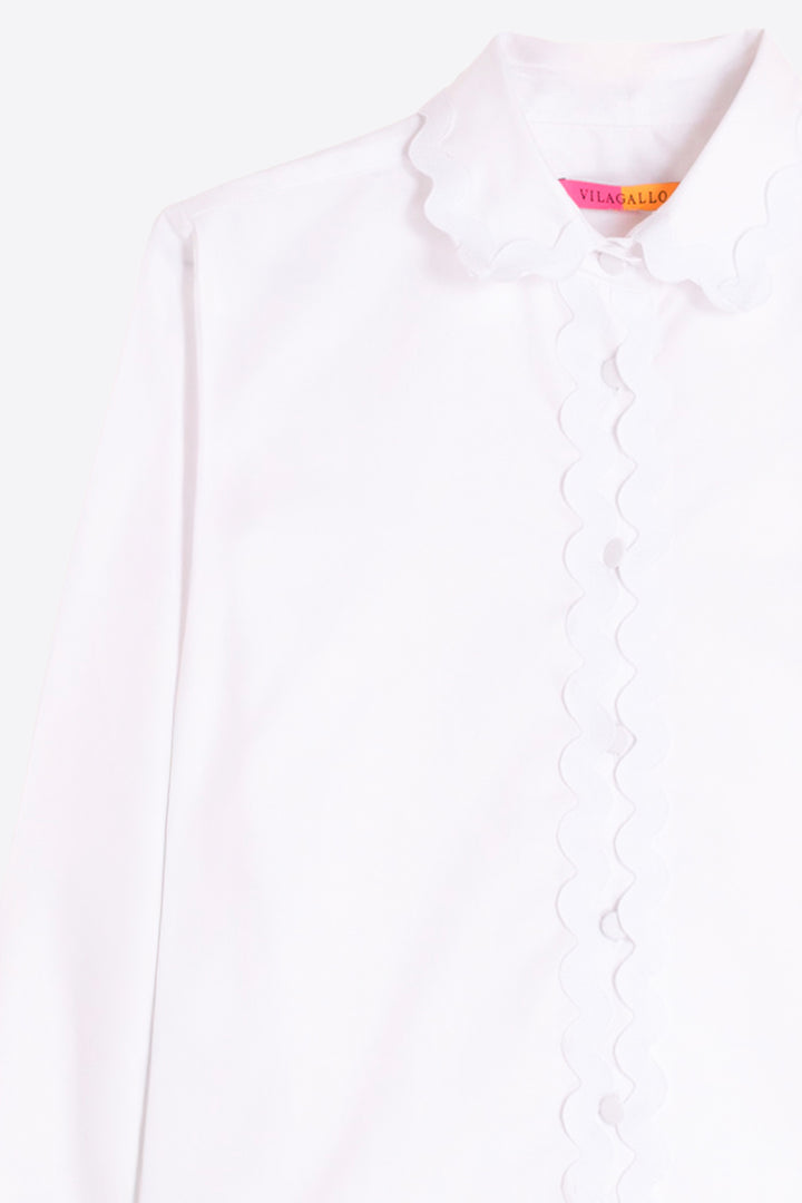 Vilagallo 33439 White Ric-Rac Shirt