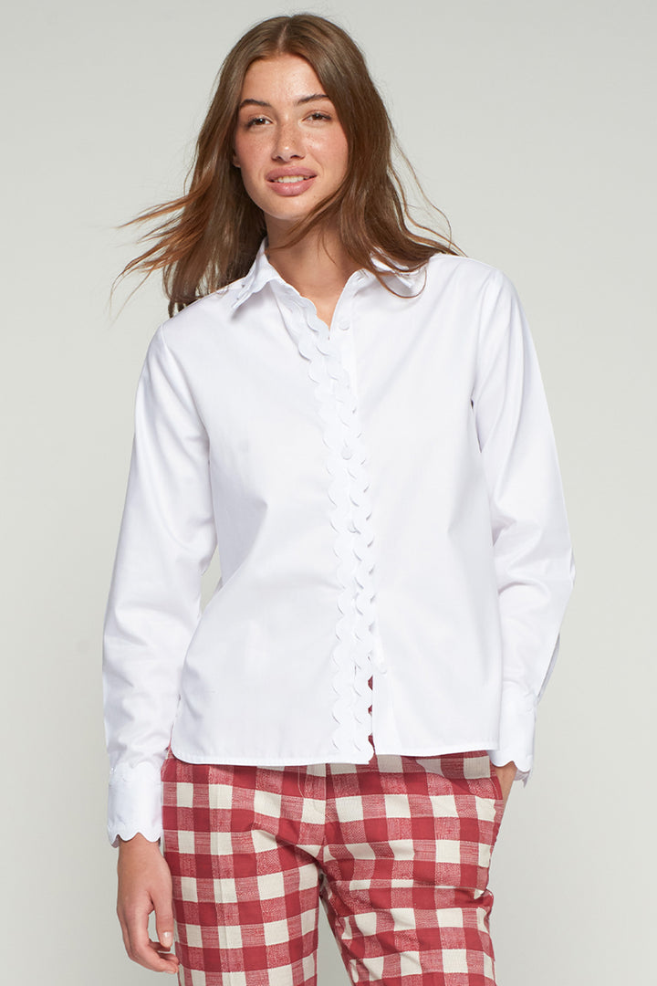 Vilagallo 33439 White Ric-Rac Shirt